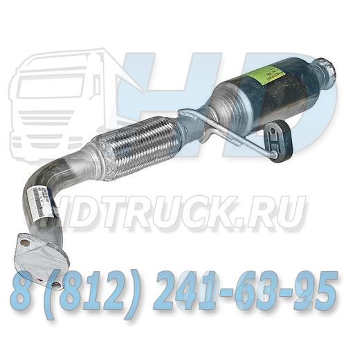 Труба выхлопная  дв.D4CB передняя часть  Porter 2