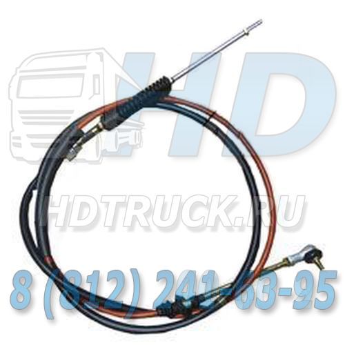 Трос КПП выбора передач HD78 HD65 (красный)