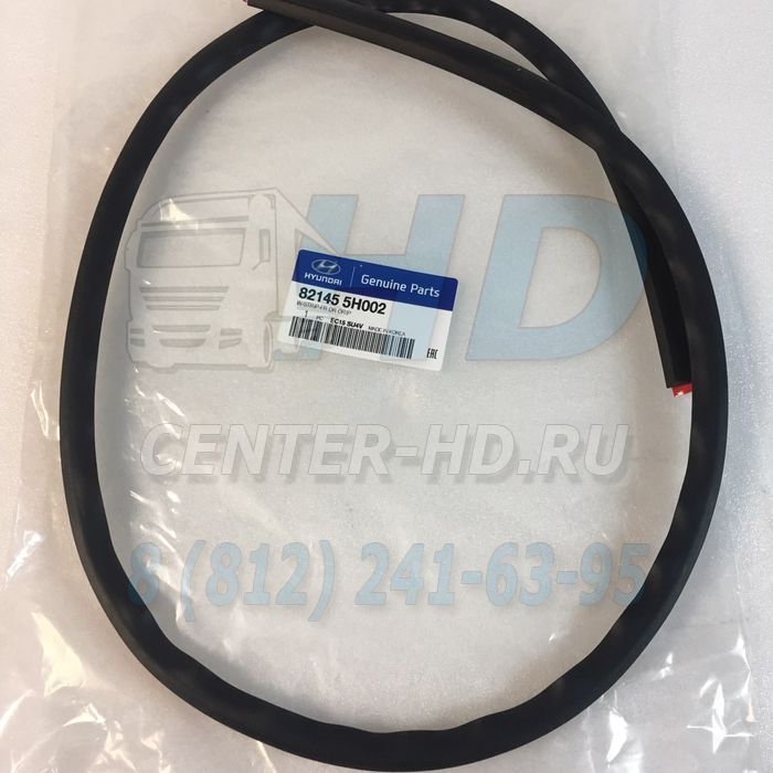 Уплотнитель стекла двери (опускного) верхний  HD65, HD72, HD78 Hyundai-Kia