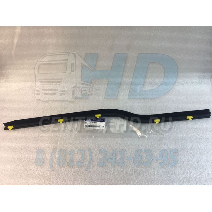 Уплотнитель стекла двери горизонтальный наружный левый HD65, HD72, HD78 Hyundai-Kia