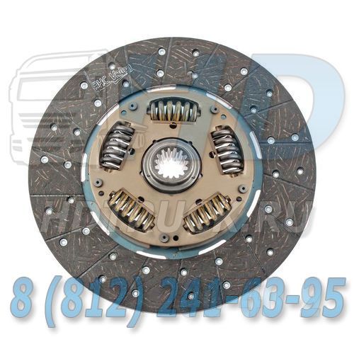 Диск сцепления HYUNDAI HD65,72,County дв.D4AL (275мм) ведомый VALEO (Европа)