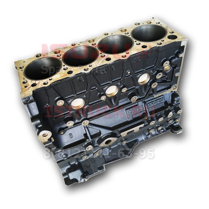 Блок цилиндров 4HK1 NQR75 (голый) ISUZU