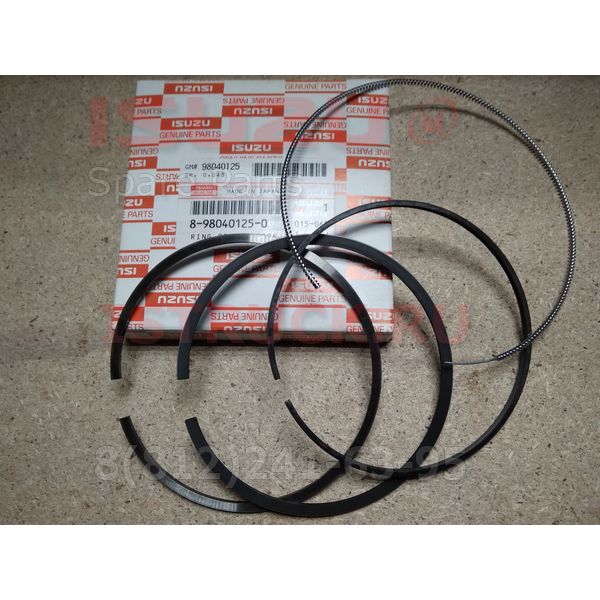 Кольца поршневые (к-кт на 1 цил.) 4HK1/6HK1 NPR75/NQR90/FSR90/FVR34 Isuzu