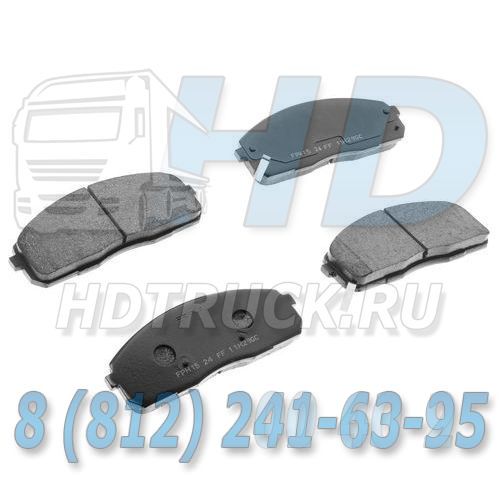 Колодки тормозные HYUNDAI Porter 2 передние (4шт.) HANKOOK FRIXA