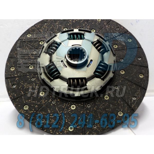 Диск сцепления HYUNDAI HD260,270,450,AeroQueen дв.D6AC (M12S5X5) (430мм) ведомый VALEO (Корея)