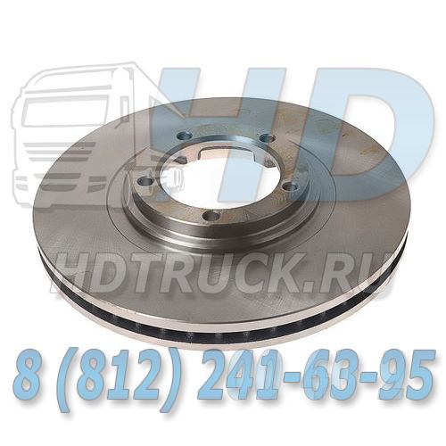 Диск тормозной HYUNDAI Porter 2 передний VALEO