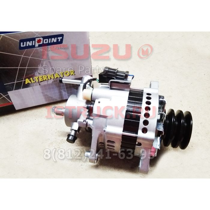 Генератор NQR75 4HK1, NQR71 4HG1-T (24V/60A) Исузу