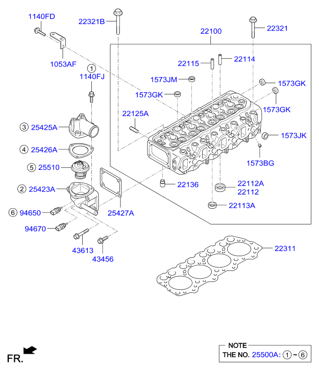 ГОЛОВКА БЛОКА ЦИЛИНДРОВ Hyundai HD 78