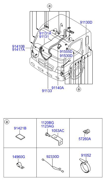 электропроводка кузова и шасси Hyundai HD 78
