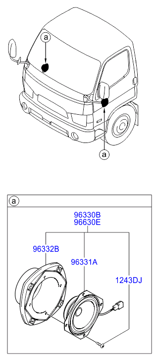 колонки Hyundai HD 78