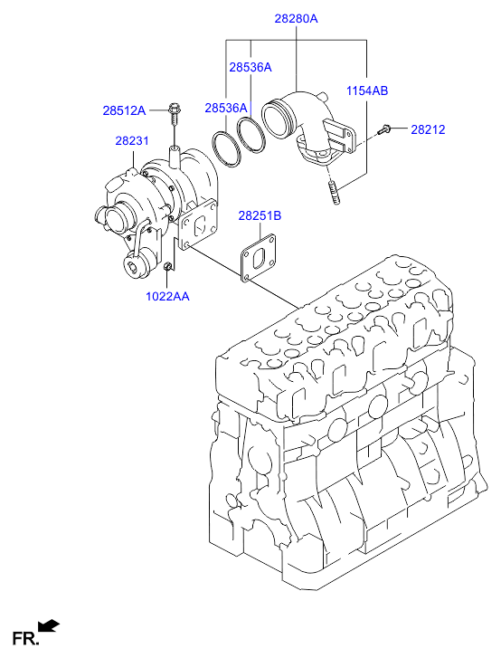 Турбокомпрессор Hyundai HD 78