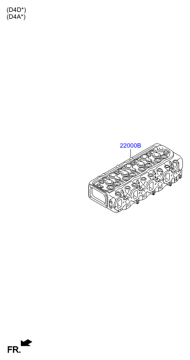 Головка блока в сборе Hyundai HD 78