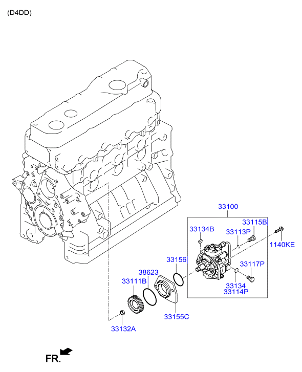 топливный насос Hyundai HD 78