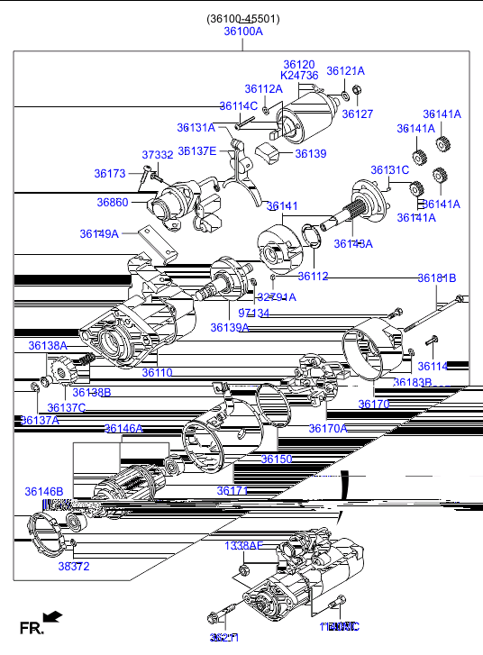 Стартер Hyundai HD 78