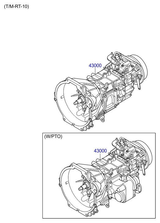 ВЕДУЩИЙ МОСТ ТРАНСМИССИИ (РУЧНАЯ) Hyundai HD 78